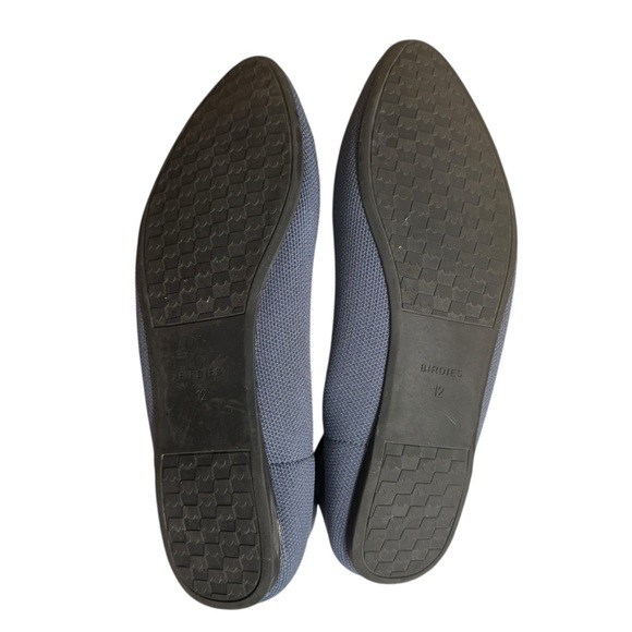 Birdies The Blackbird Knit Slip On Pointed Toe Flats, Lake Blue, Size 12 - Picture 6 of 7